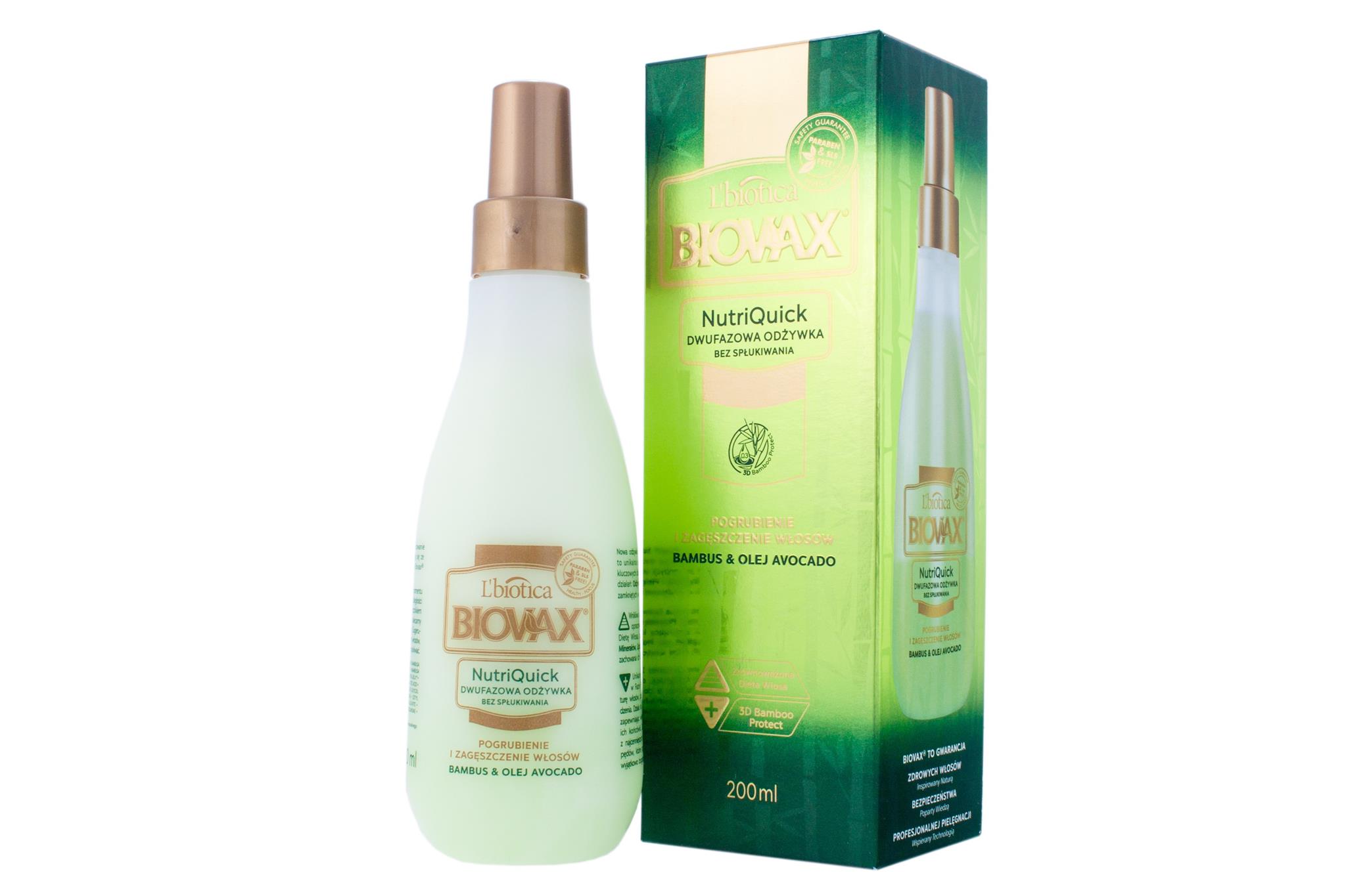 L’biotica Biovax Bambus & Avocado Repairing Hair Oil